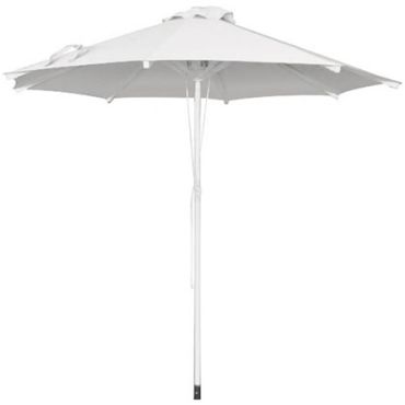 Aluminum umbrella Off White Кръгъл
