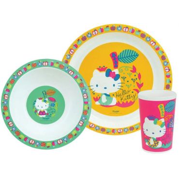 Комплект прибори за хранене Hello Kitty Ango