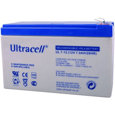 Оловни батерии Ultracell 12V 7Ah F1