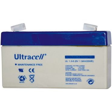 Оловни батерии Ultracell 6V 1.3Ah F1