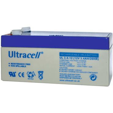 Оловни батерии Ultracell 12V 3.4Ah F1