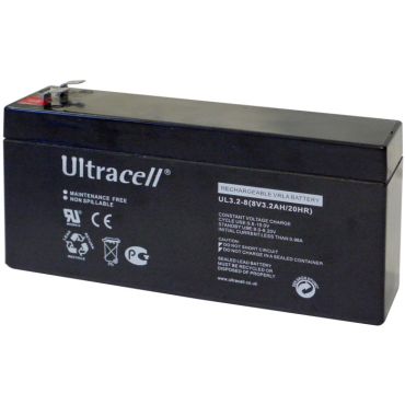 Оловни батерии Ultracell 8V 3.2Ah F1