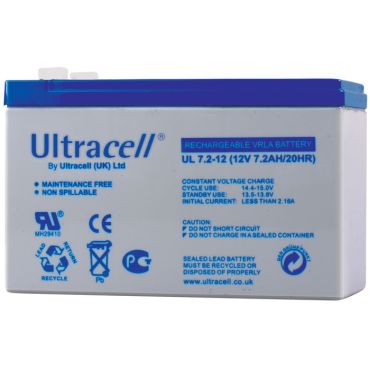 Оловни батерии Ultracell 12V 7.2Ah F1