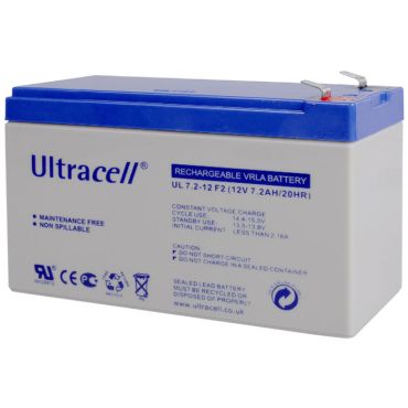 Оловни батерии Ultracell 12V 7.2Ah F2