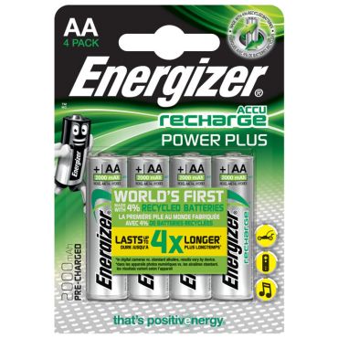 Презареждащи се батерии Energizer Power plus AA-HR6 2000mAh Ni-MH 1.2V