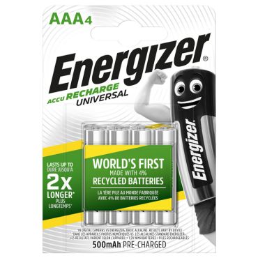 Презареждащи се батерии Energizer Universal AAA-HR03 500mAh Ni-MH 1.2V