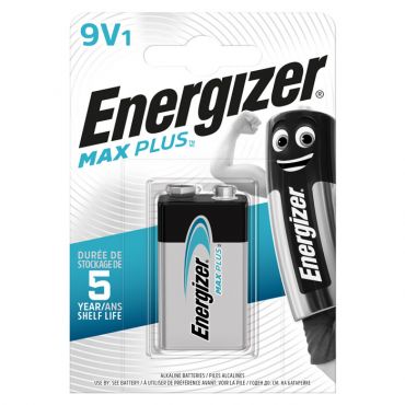 Алкални батерии Energizer Max plus 9V-9B-6LR61