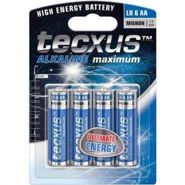 Алкални батерии Tecxus AA-LR6 1.5V