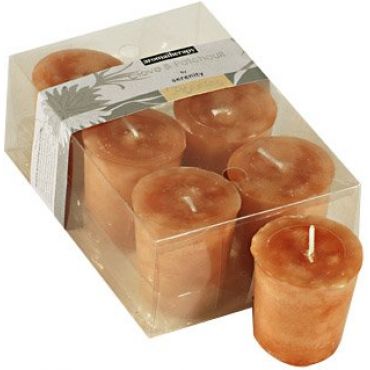 Комплект от 6 ароматни свещи votive