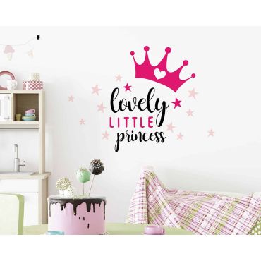 Декоративни стикери за стена Lovely Princess M