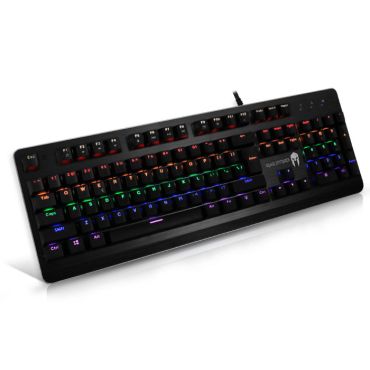 Кабелна клавиатура настолен компютър gaming RGB NOD Iron strike