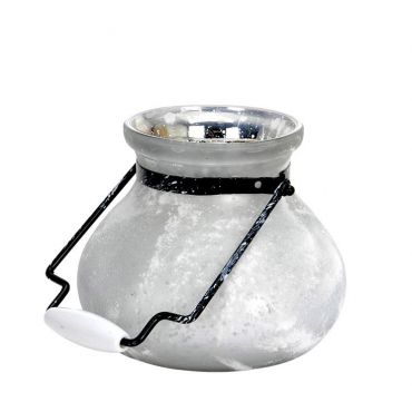 Glass Lantern in the color of Ice