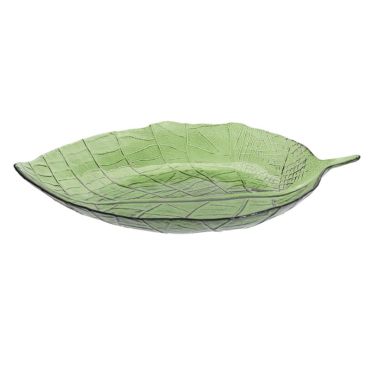 Стъклена чиния Leaf