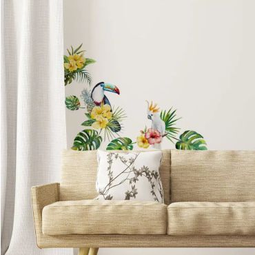 Декоративни стикери за стена Tropical Birds L