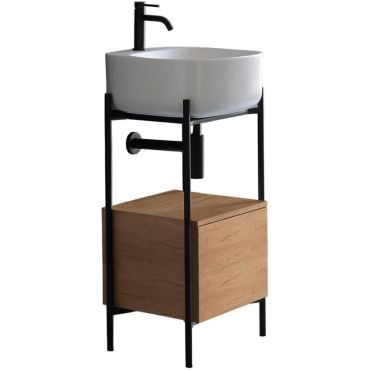 Комплект за баня Laila 2702-NROP с чекмедже 2711-89 Scarabeo