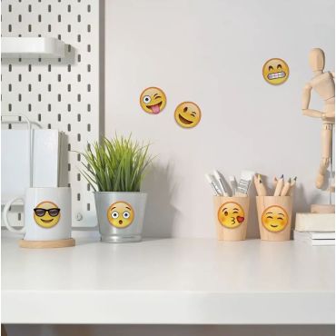 Διακοσμητικά αυτοκόλλητα τοίχου Emoji XS
