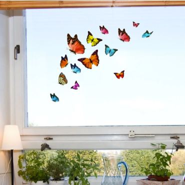 Декоративни стикери за стъкло Butterflies S