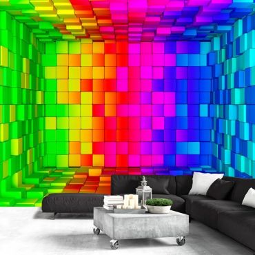 Самозалепващ се фототапет - Rainbow Cube