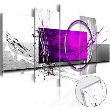 Акрилен печат - Purple Expression [Стъкло]