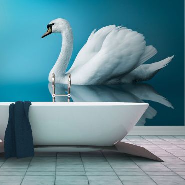 гоблен - лебед - отражение