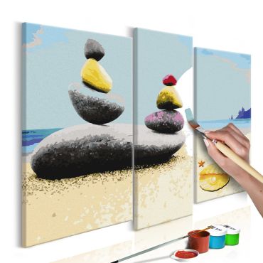 Направете своя собствена картина върху платно - Summer Beach 110x90