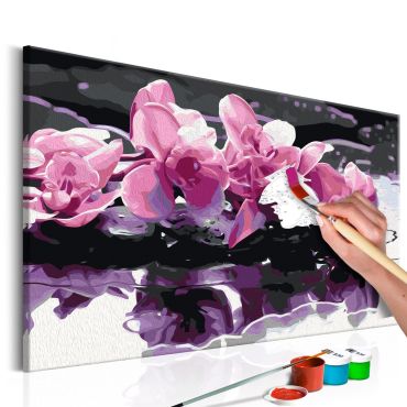 Направете своя собствена картина върху платно - Purple Orchid 60x40