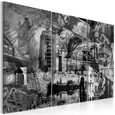 Платнен печат - Същността на Лондон - триптих