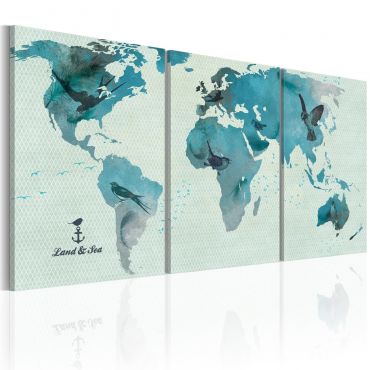 Платнен печат - Орнитологична карта на света