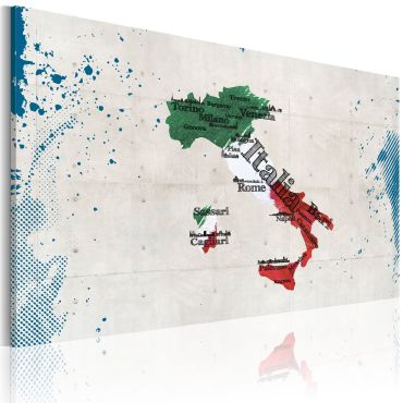 Платнен печат - Карта на Италия