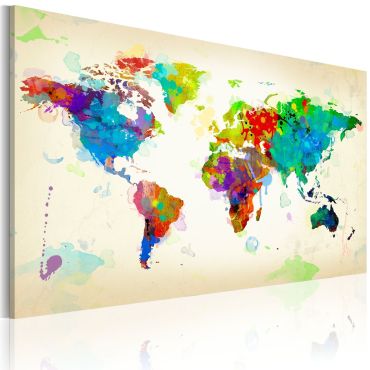 Печат върху платно - Всички цветове на света