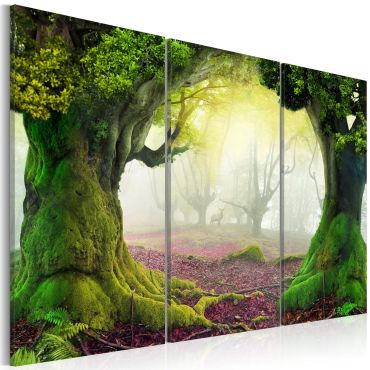 Платнен печат - Тайнствена гора - триптих