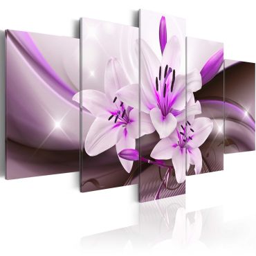 Печат върху платно - Виолетова пустинна лилия