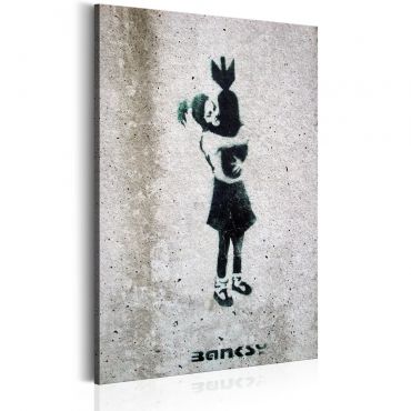 Печат на платно - Bomb Hugger от Banksy