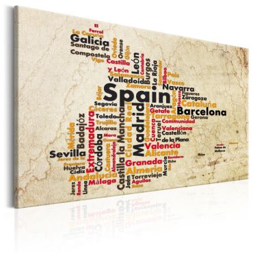 Печат върху платно - испански градове (ES)