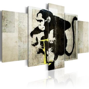 Canvas Seal - Monkey TNT Detonator (Banksy)