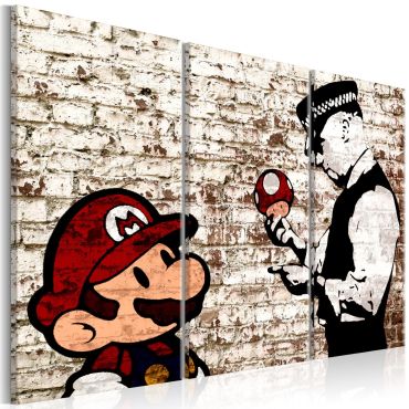 Платнен печат - Mario Bros: Скъсана стена