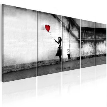 Canvas Seal - Banksy: Runaway Balloon