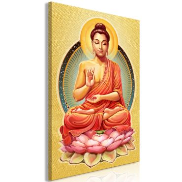 Платнен печат - Мирът на Буда (1 част) Вертикален