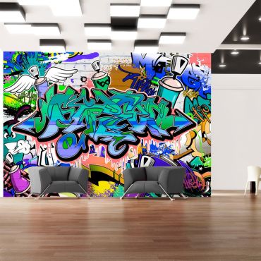 тапет - Графити: синя тема