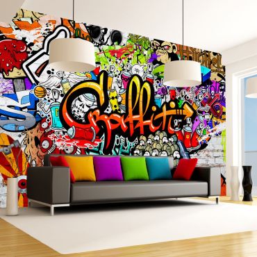 тапети - Цветни графити