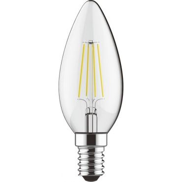 Лампа LED Filament E14 Candle 5W 2700K Dimmable Step