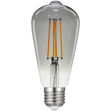 Лампа LED Filament E27 Edis 8W 2700K Dimmable Smoky