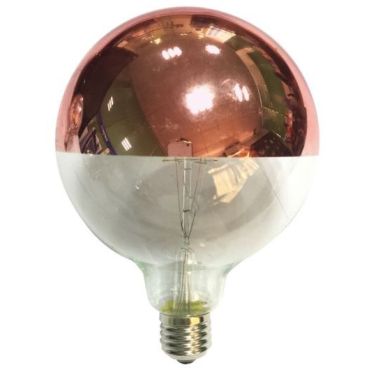 Лампа LED Filament E27 Globe 6W 2700K Dimmable Rose Gold