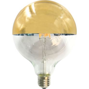 Лампа LED Filament E27 Globe 6W 2700K Dimmable Gold
