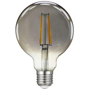 Лампа LED Filament E27 G95 8W 2700K Dimmable Smoky