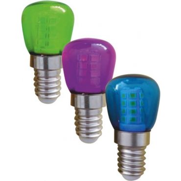 Лампа LED E14 Mini 1W Multicolor 3парчета