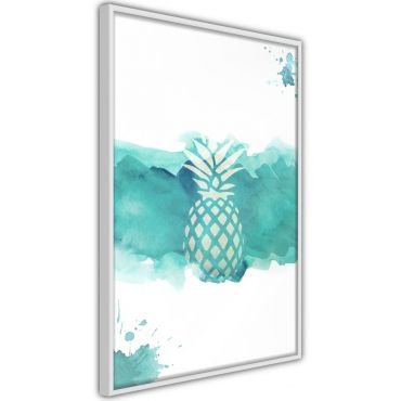 Плакат - Пастелен ананас