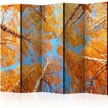 Разделител от 5 части - Есенни върхове на дървета II [Разделители за стаи]