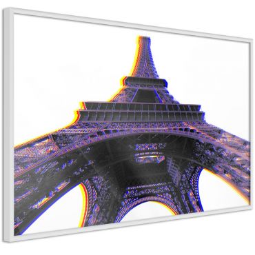 Плакат - Символ на Париж (лилав)