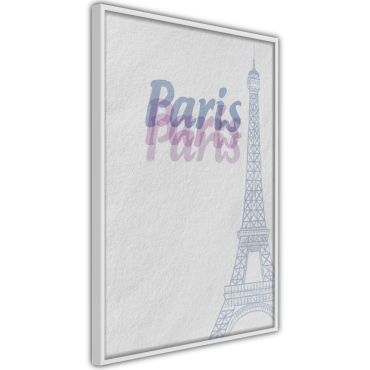 Плакат - Пастел Париж